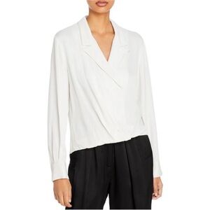 3.1 Phillip Lim Wrap Tuxedo Blouse